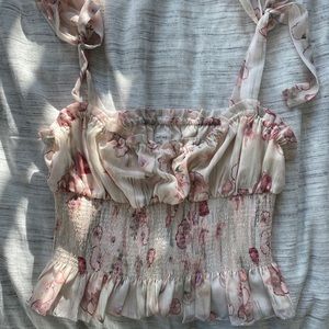 ARITZIA BALLAD FLORAL CAMISOLE IN SIZE MEDIUM